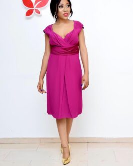 Sleeveless Armless Vneck Dress